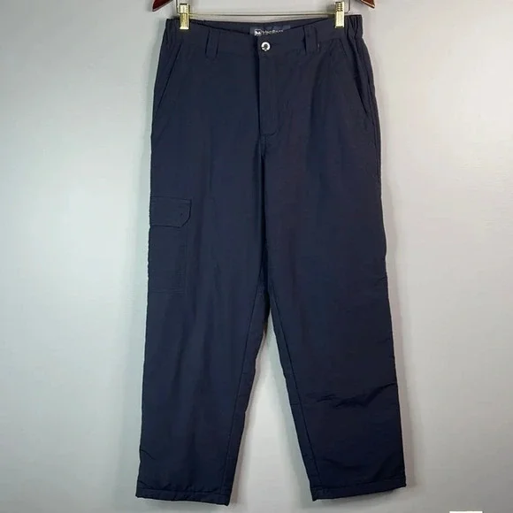 WindRiver Mens Navy Blue Insulated Ripstop Windbreaker Cargo Pants 32x30 - Picture 11 of 11